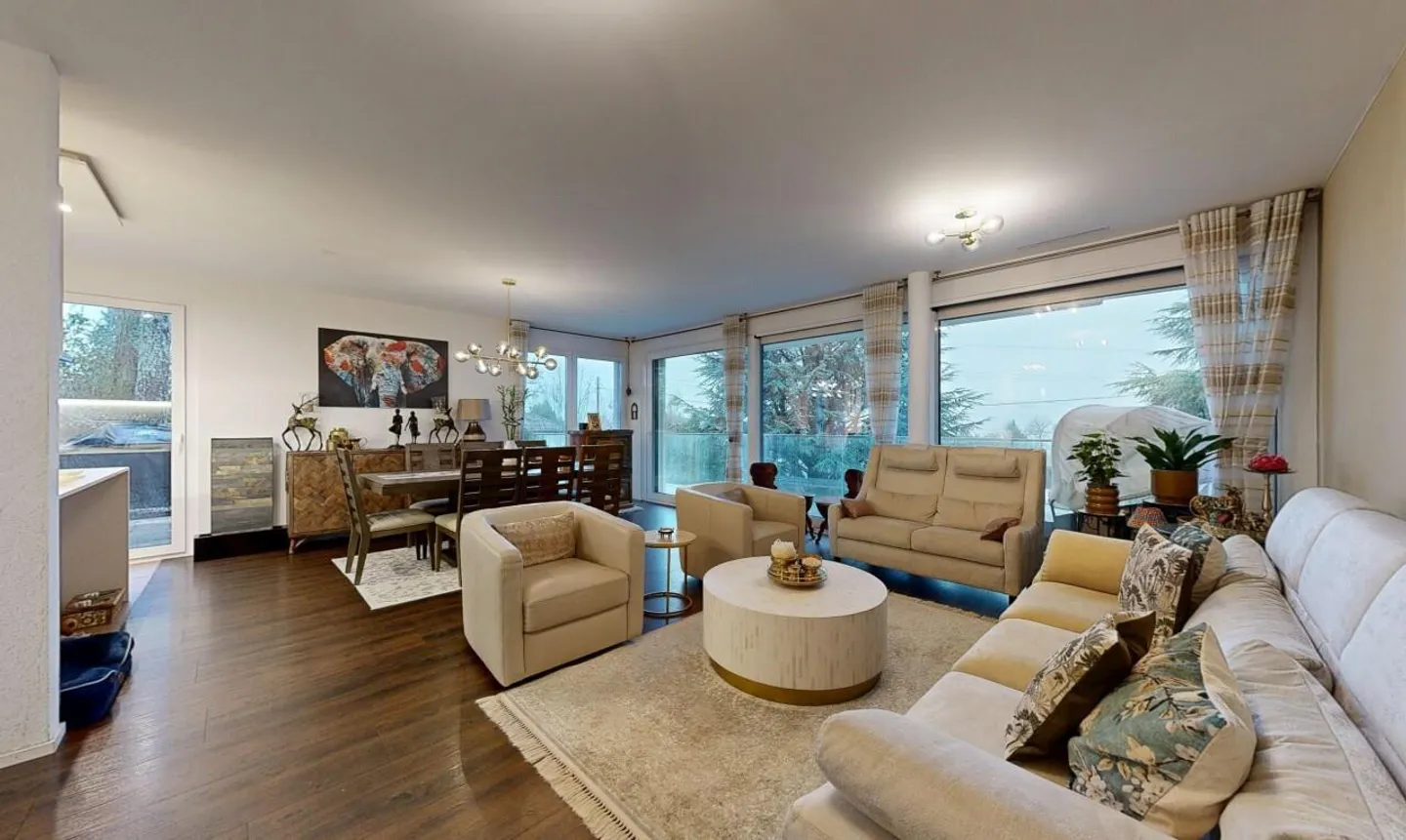 Superbe maison mitoyenne de 5.5 pcs au calme absolu au Mont/Lausanne - Photo 2 sur 13