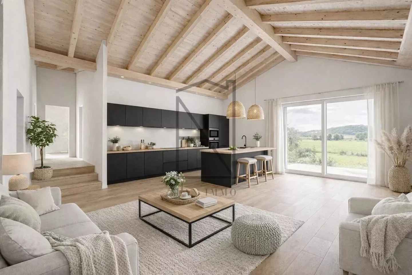 Appartamento lussuoso con 4 camere da letto a Mex-Suisse - Foto 2 di 13