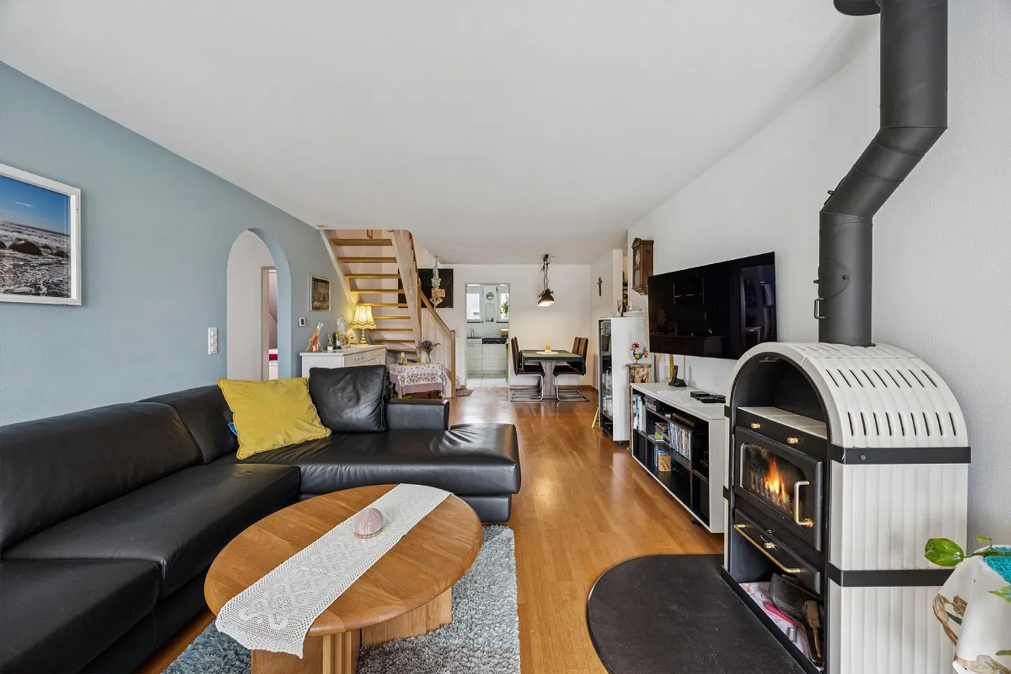 Duplex 5.5-room penthouse with beautiful panoramic view - Photo 9 of 19