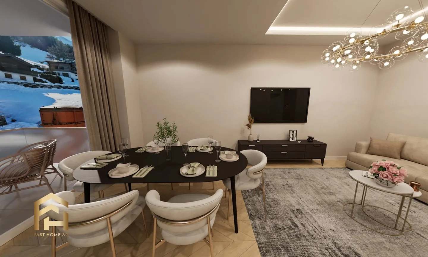 Helle 4.5-Zimmer-Wohnung in Unterbäch - Foto 2 von 12