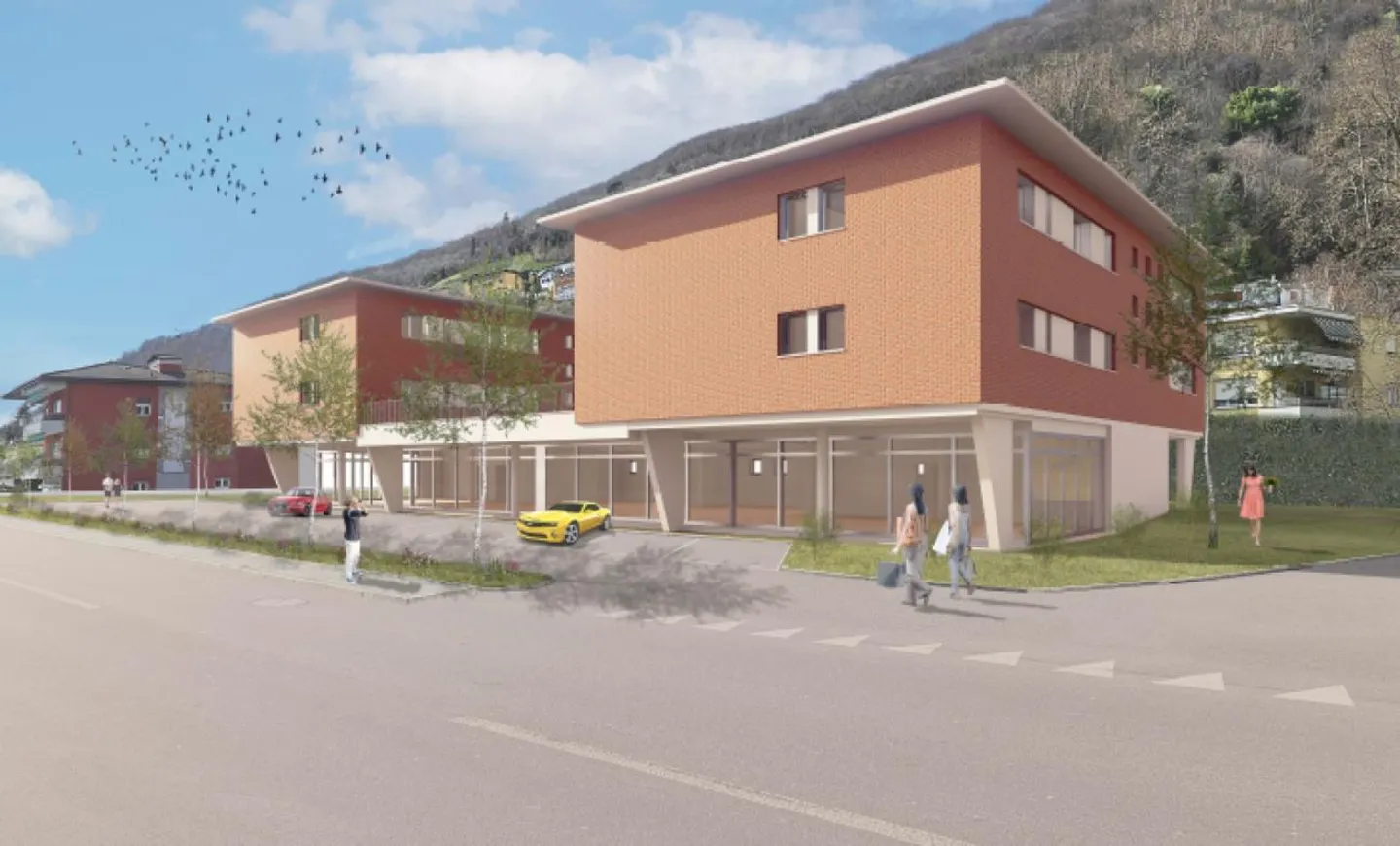 SPAZIO COMMERCIALE ZONA FORTE PASSAGGIO - NUOVA COSTRUZIONE - Foto 3 di 5