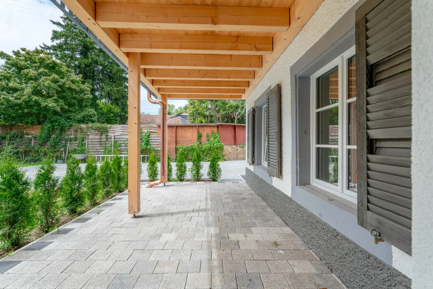 Appartamento giardino 4.5 stanze, 106 m² di superficie abitabile + 61 m² di patio presso l'Ergolz - Foto 8 di 11