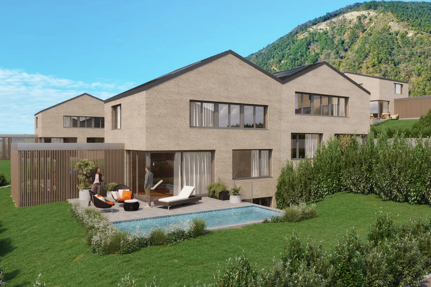 «Architektenvilla (B6)
Der Clos d'Arbosson» - Foto 2 von 9