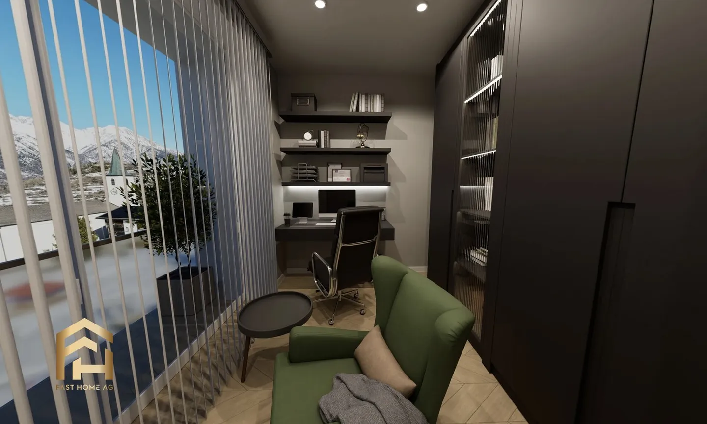 Sonnige 5.5 Attika Wohnung - Foto 7 von 13