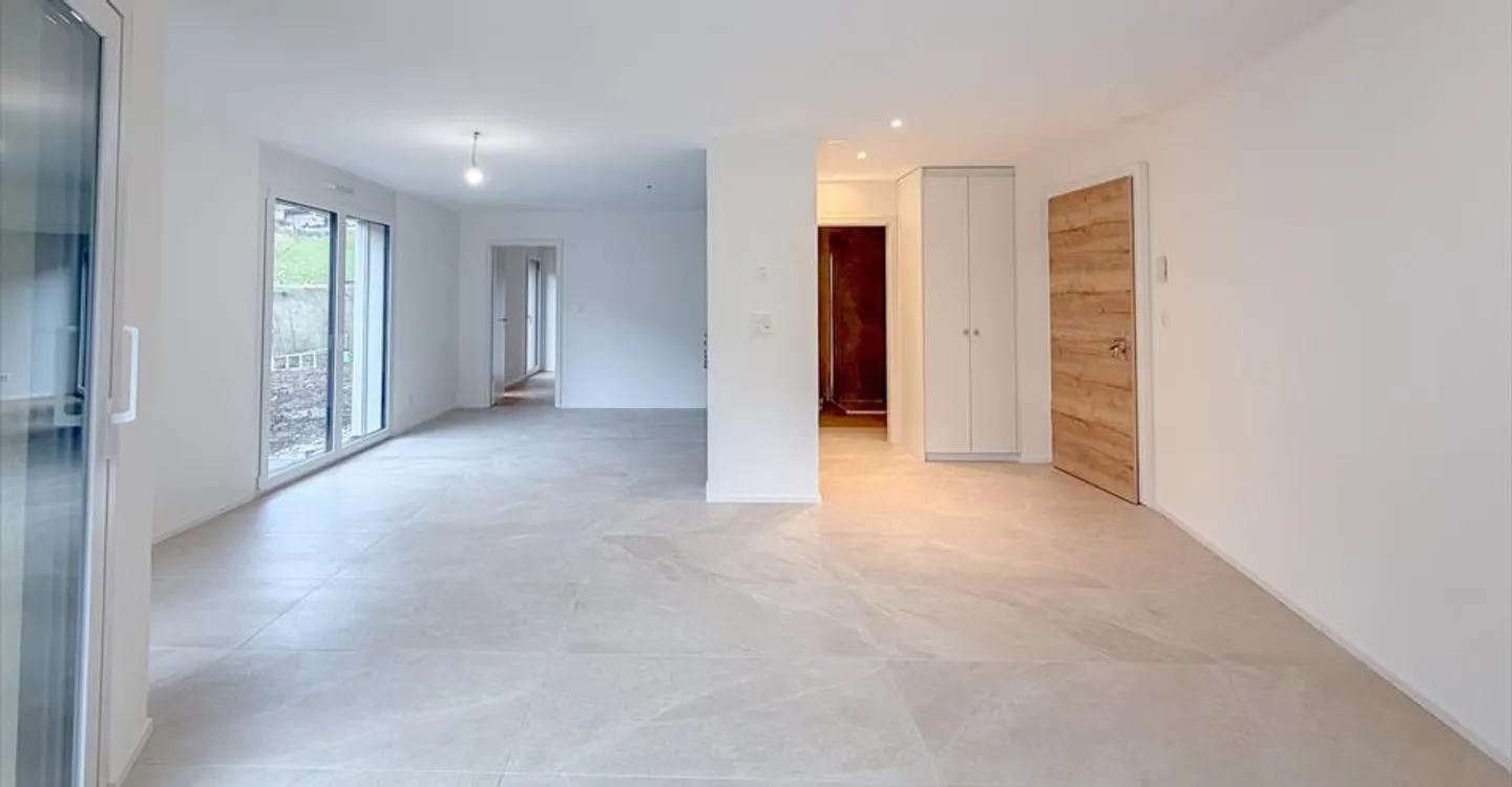New 2.5 room apartment, terrace and garden Campagne Pernod, lot B1 - Photo 5 of 13