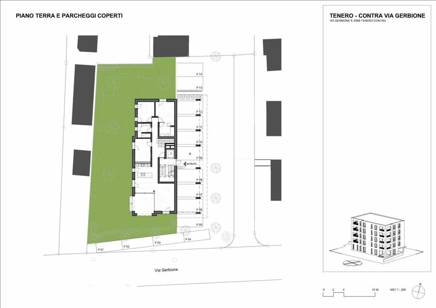 Residenza Gerbio - App. 6 - 3,5 Zimmer - 3. Etage - Foto 6 von 6