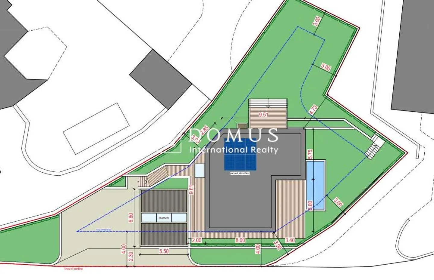 Terrain constructible avec licence 689m² - Photo 1 sur 2