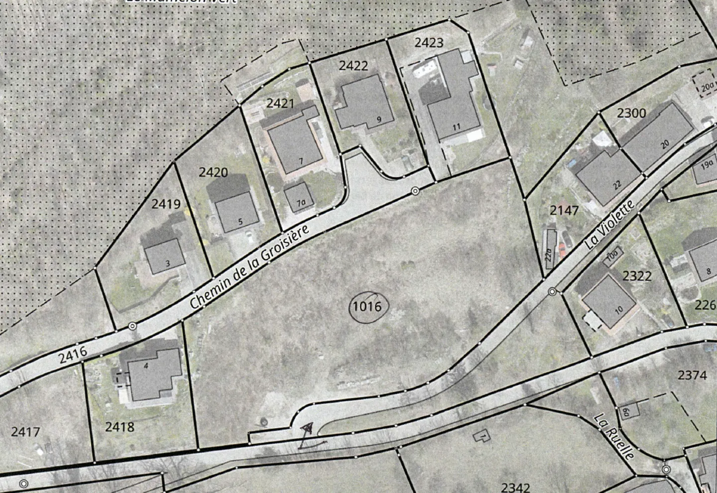 Terreno edificabile di 4430 m2 a 265.-/m2 in vendita in blocco | Plateau de Diesse - Foto 1 di 2