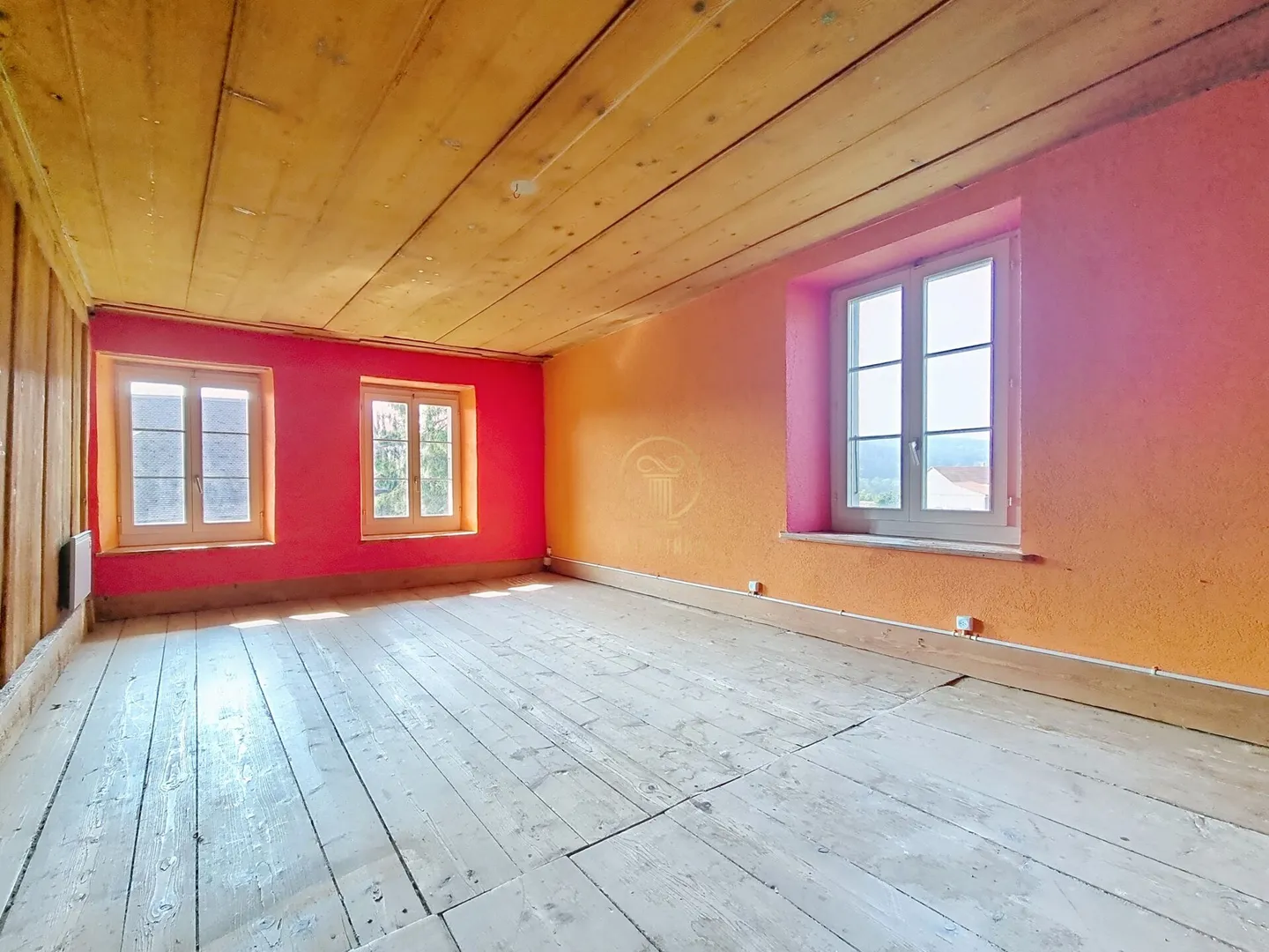 BRENLES, Bauernhof 5,5 Zimmer von 1851 zu renovieren mit landwirtschaftlichem Grundstück von 6000m2. - Foto 5 von 8