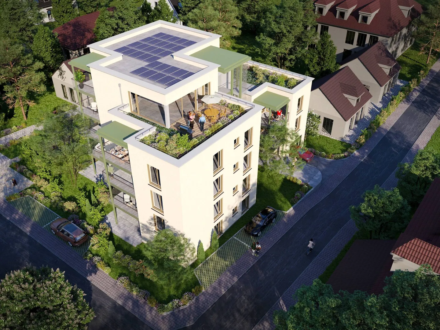 Spacious 4½-room penthouse apartment with 65 m² roof terrace - Photo 1 of 9