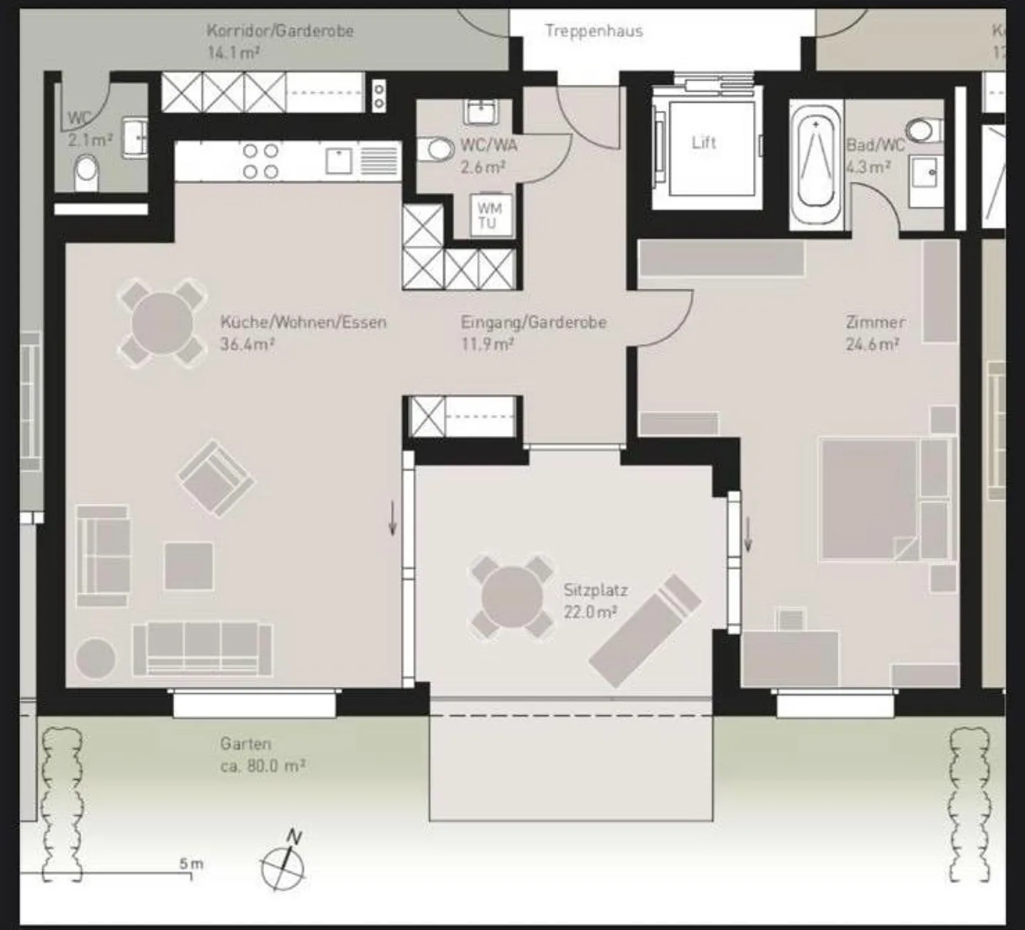 2 Room Apartment, 6206 Neuenkirch - Photo 2 of 5