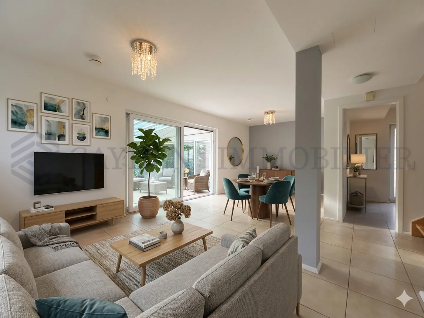 Angenehme zeitgenössische Familienvilla - Foto 4 von 6