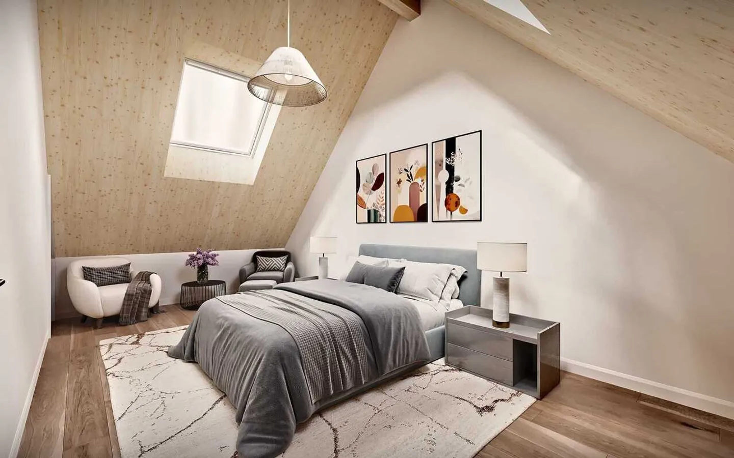 Maisonette spaziosa di 4,5 stanze in una posizione tranquilla - Foto 3 di 10