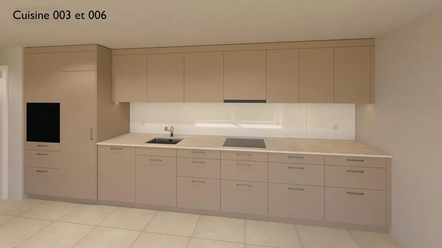Spacious 5.5 rooms with covered balcony facing southwest - Photo 6 of 13