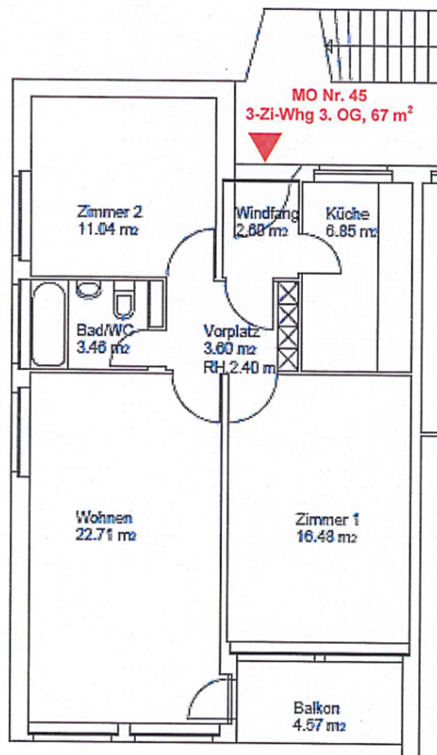 3 Room Apartment in a Quiet Location in Zurich Höngg - Photo 4 of 6