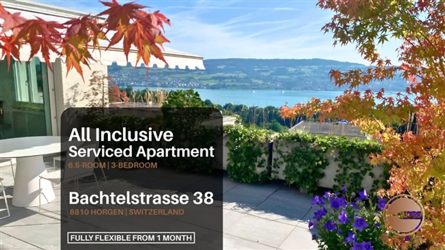 Appartement de service penthouse artistique de 3 chambres avec vue sur le lac - Photo 1 sur 17