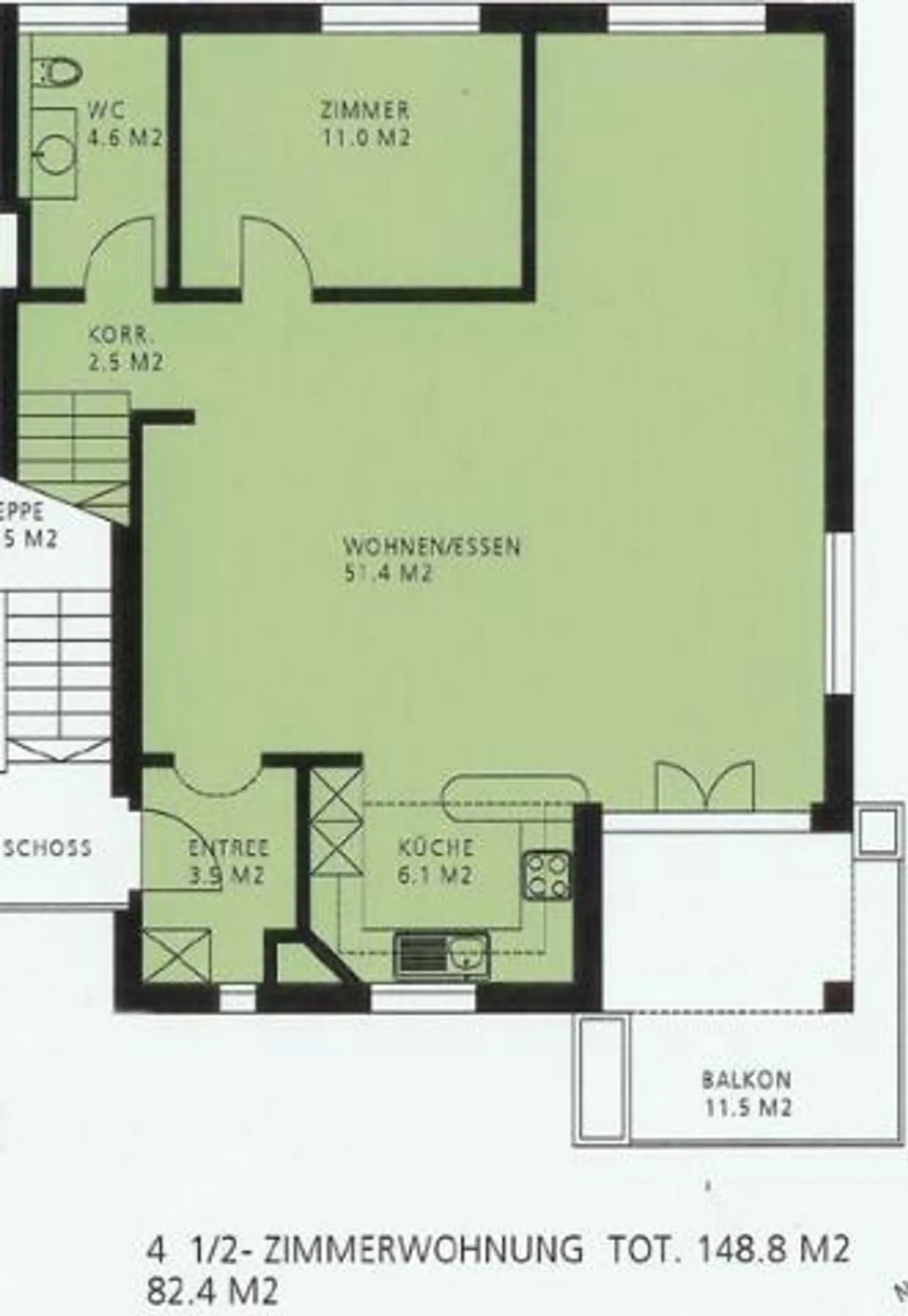 4.5 Maisonette Apartment - Photo 2 of 20