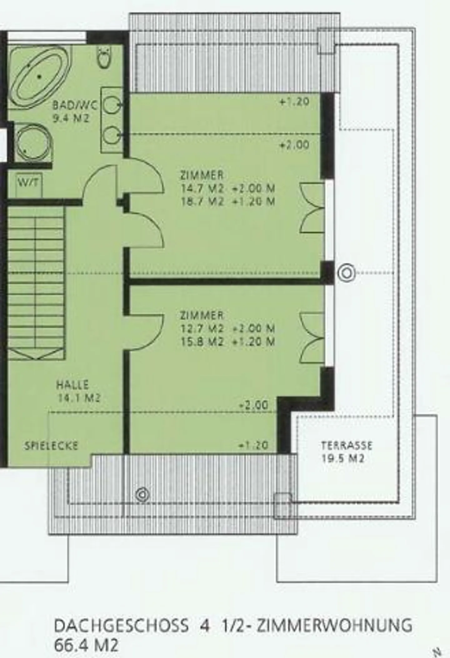 4.5 Maisonette Apartment - Photo 3 of 20