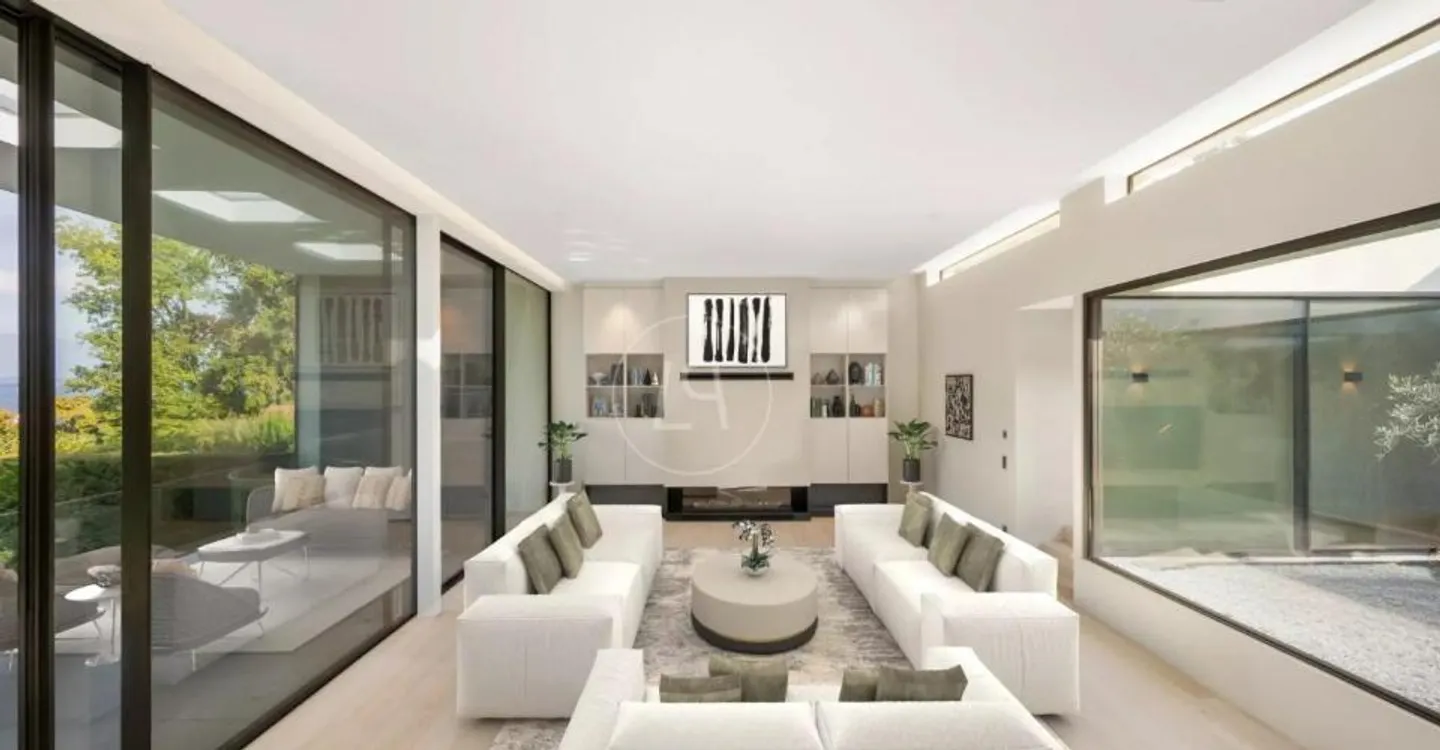 Villa contemporaine d'exception, vue et accès privé au lac,rive gauche - Photo 5 of 12