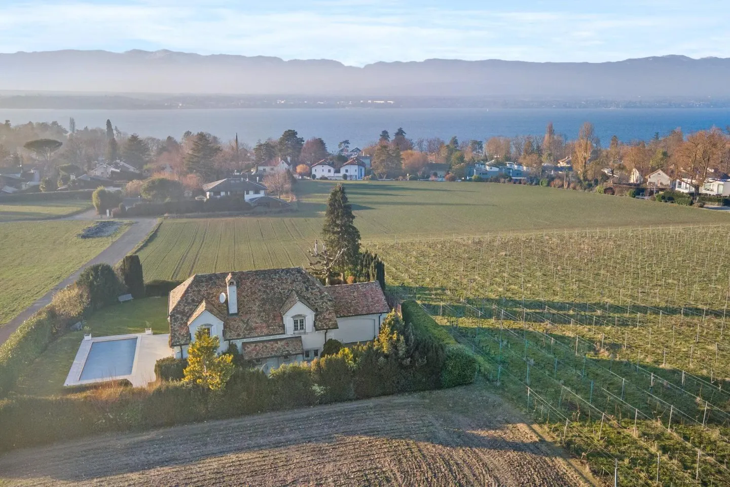 Villa au bord du lac à Corsier - Photo 5 sur 13