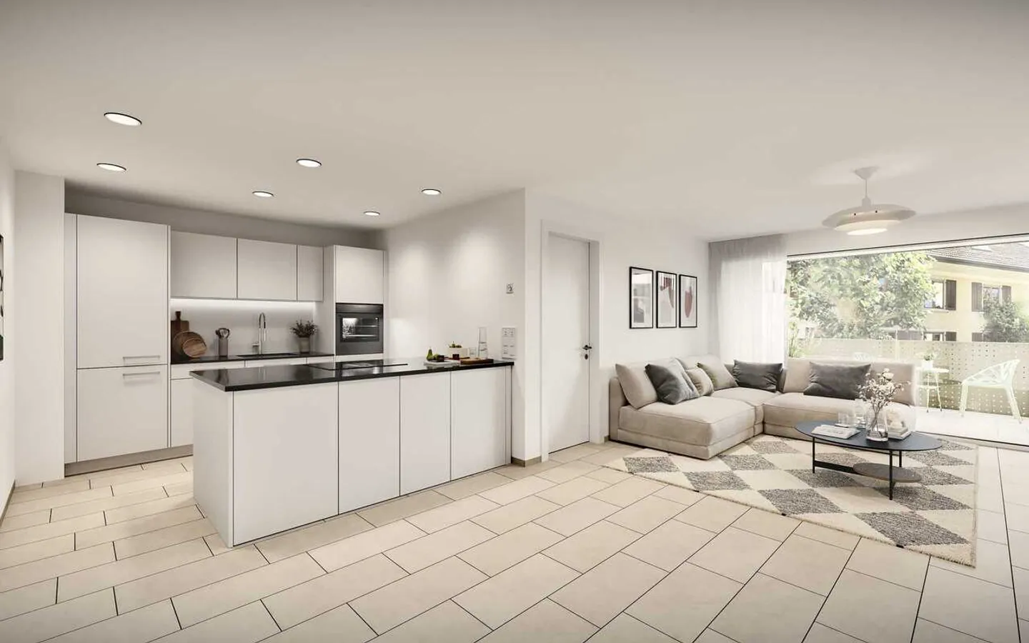 Appartamento elegante di 3,5 stanze con grande giardino privato - Foto 3 di 10