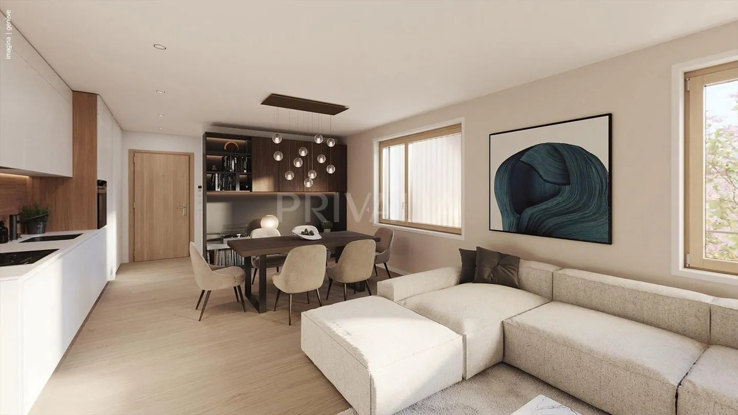 Neubau-Projekt - 4-Zimmer-Wohnung mit großem Garten - Foto 3 von 7