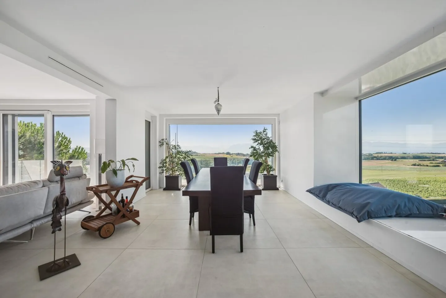 Villa eccezionale nei vigneti, vista a 180° sul bacino del Léman - Foto 4 di 11
