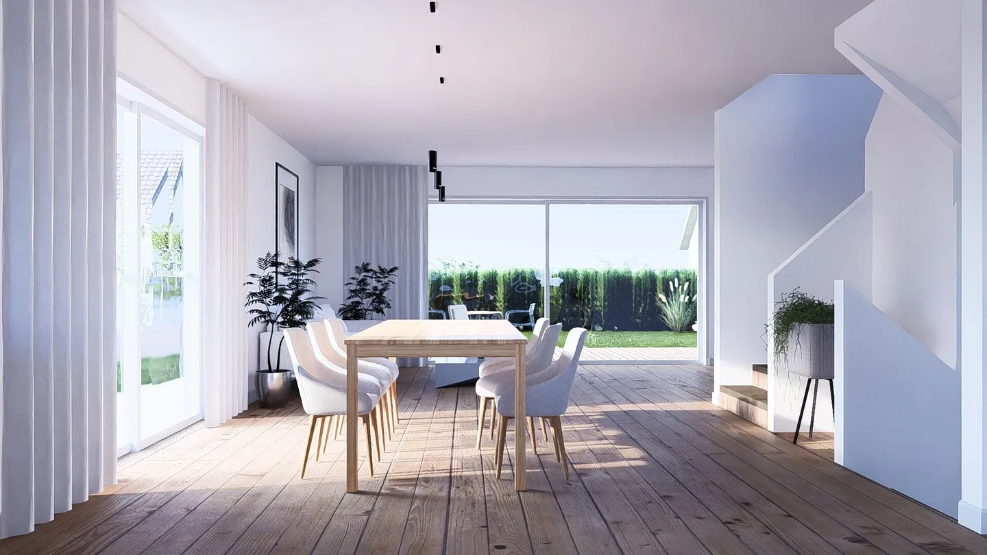 Grande Nuova Costruzione DEFH (Casa C), 6.5 Stanze, Giardino, 3 Bagni, WC Separato, Carport & Parcheggio Esterno - Foto 7 di 19