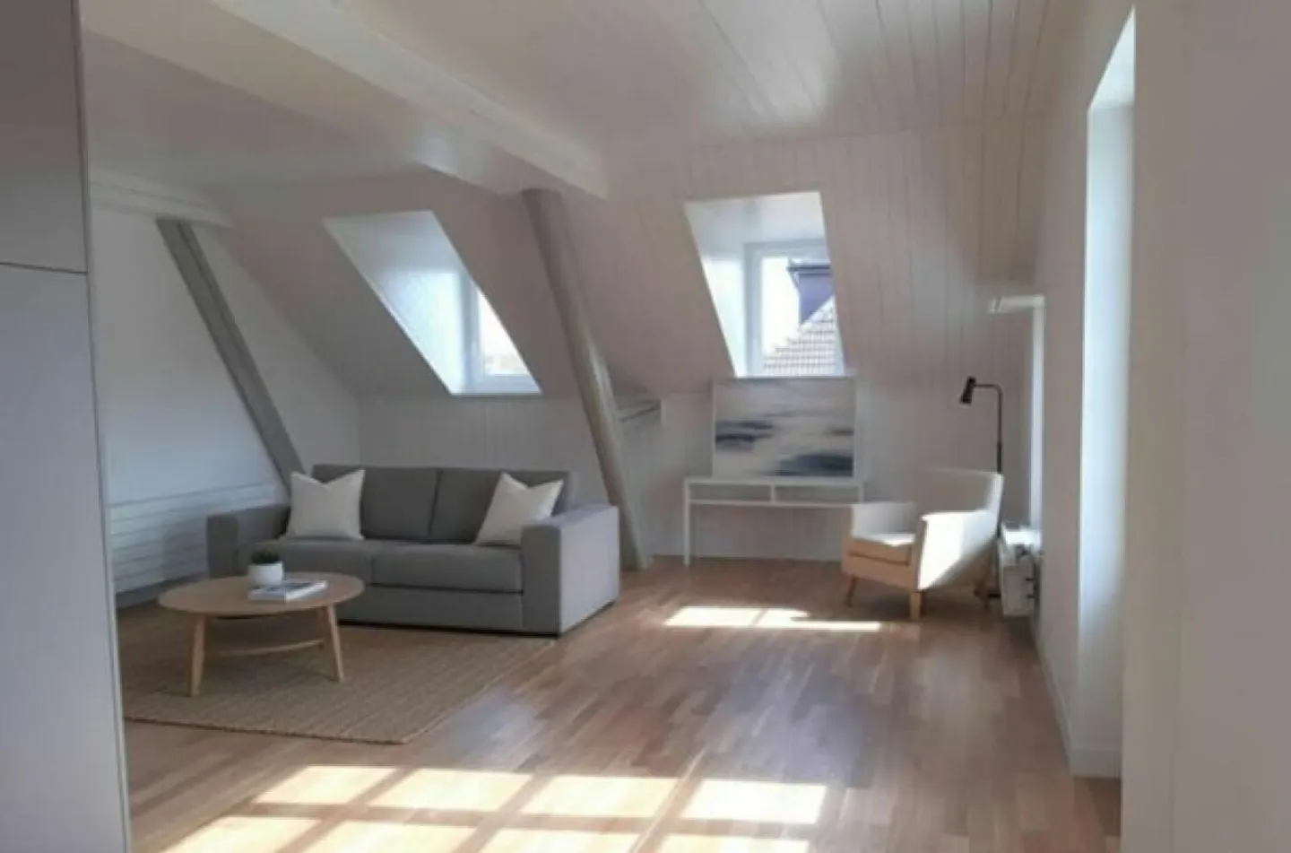 Appartamento da sogno in mansarda di 3 1/2 locali con vista mozzafiato sul verde. - Foto 5 di 9