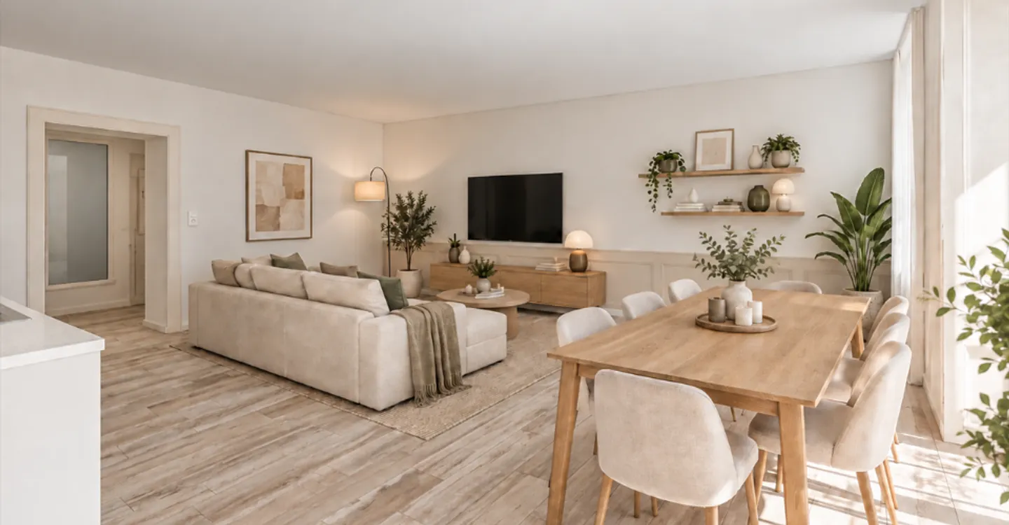 Appartement rénové dans une bâtisse historique - Photo 3 sur 12