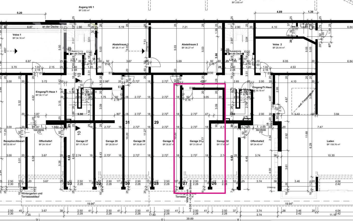 Double garage dans un emplacement central à Naters à louer - Photo 2 sur 2