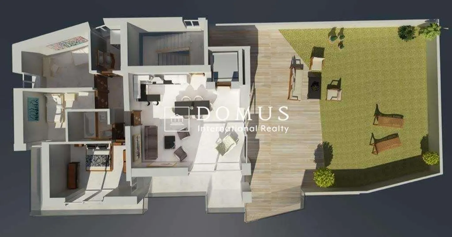Modern 4.5 rooms, penthouse, with garden - Photo 13 of 13