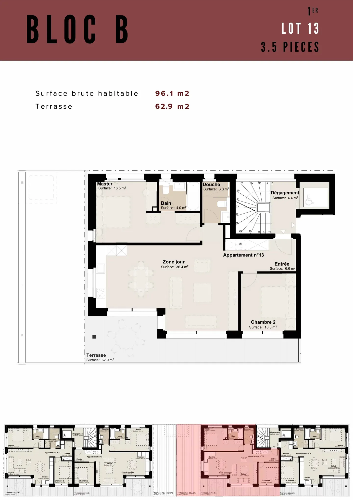 Martigny | Charmante 3,5-Zimmer-Wohnung im Erdgeschoss mit privatem Garten - Foto 3 von 5