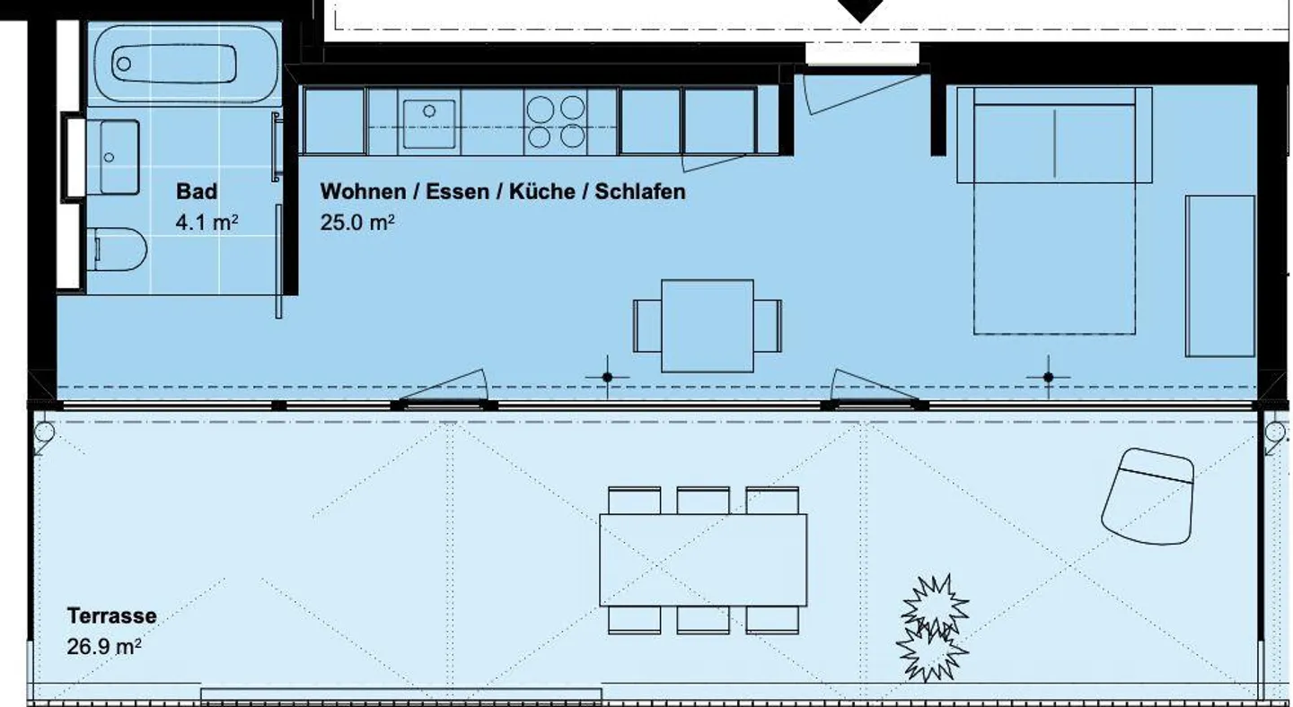 Stylische Attikawohnung mit Terrasse - Foto 16 von 17