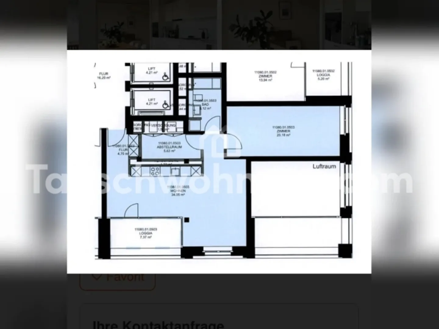 Appartamento in scambio Appartamento luminoso e moderno ad Altstetten in cambio di un appartamento più grande - Foto 6 di 6