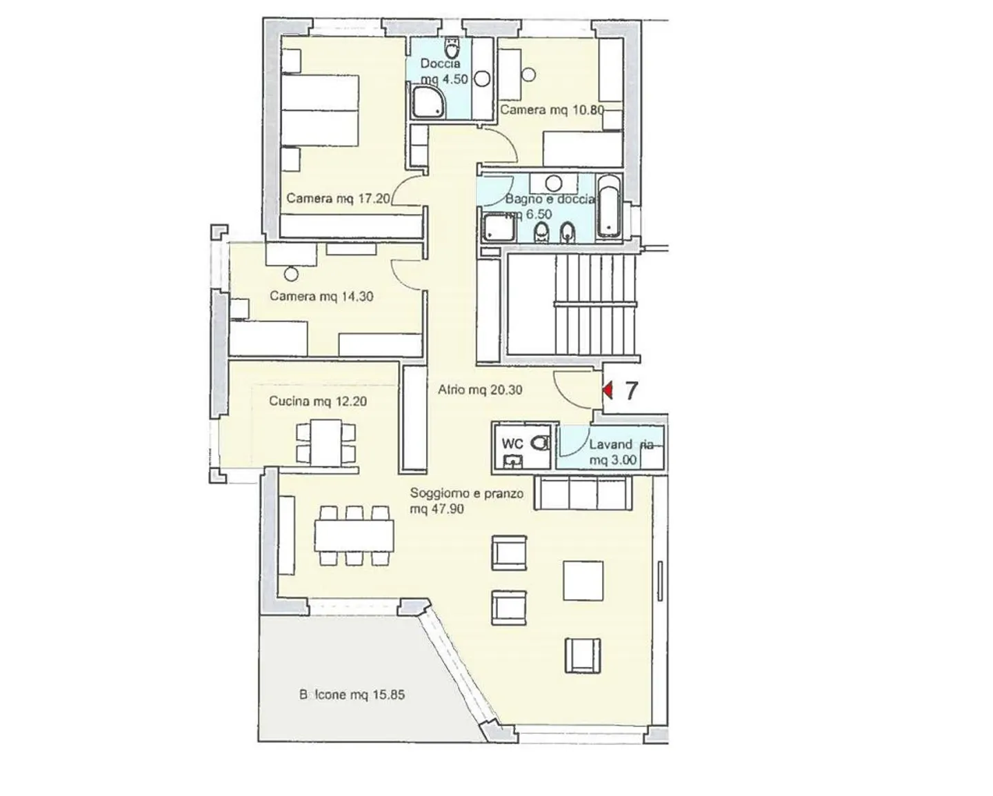 Prestige-Penthouse in Wohngegend - Foto 11 von 11