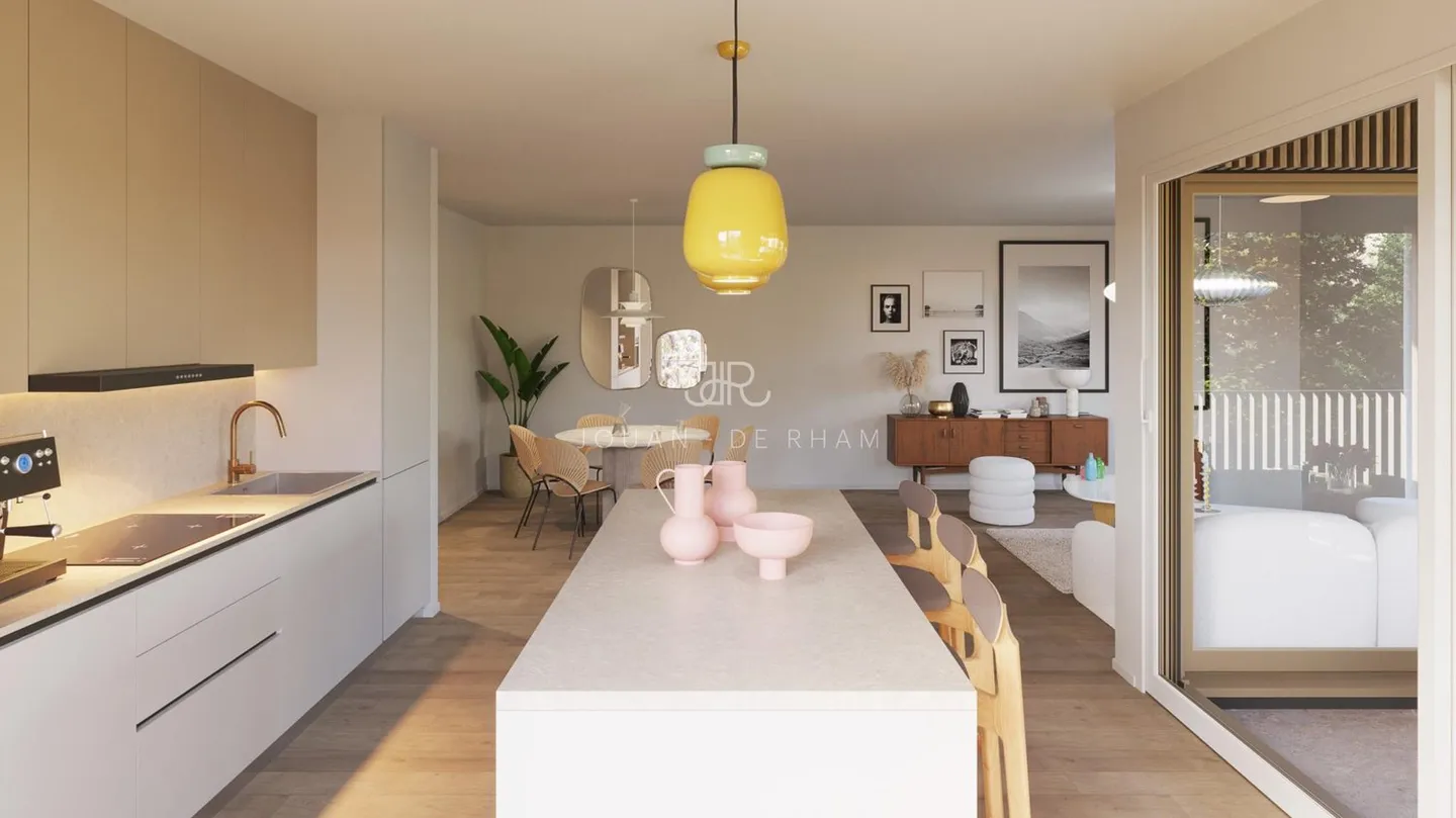 Beautiful new apartment with 6 rooms and large terrace - Photo 7 of 7