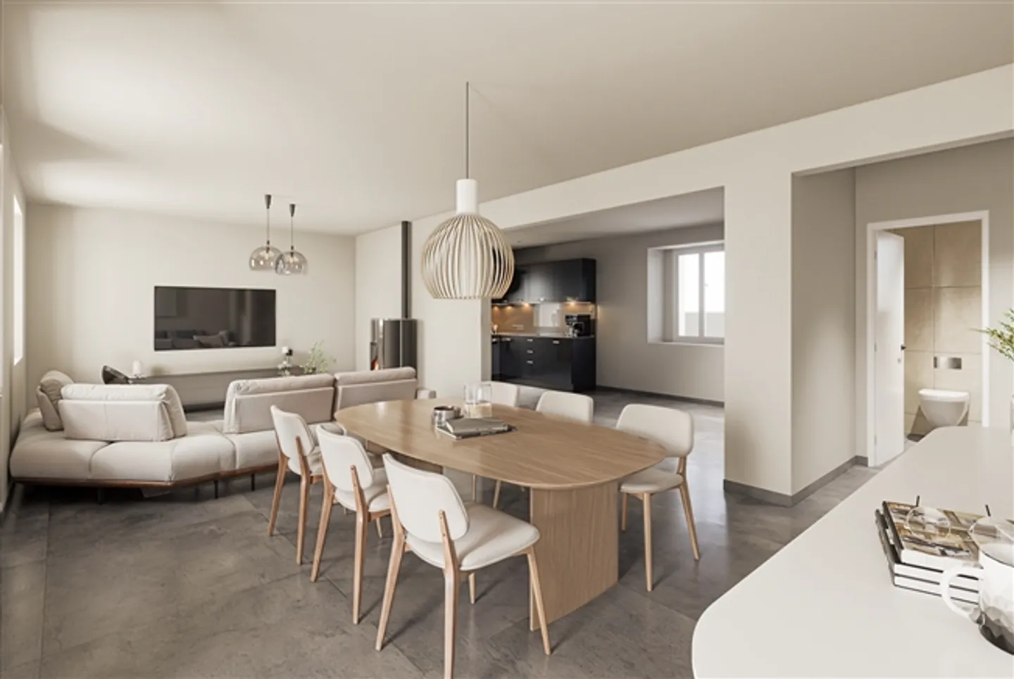 Villeret, renovated single-family house with 2 apartments - Photo 3 of 6