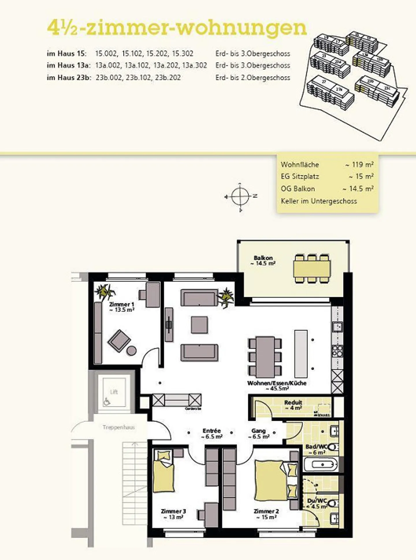 Modernes Apartment mit grossem Balkon - Foto 11 von 11