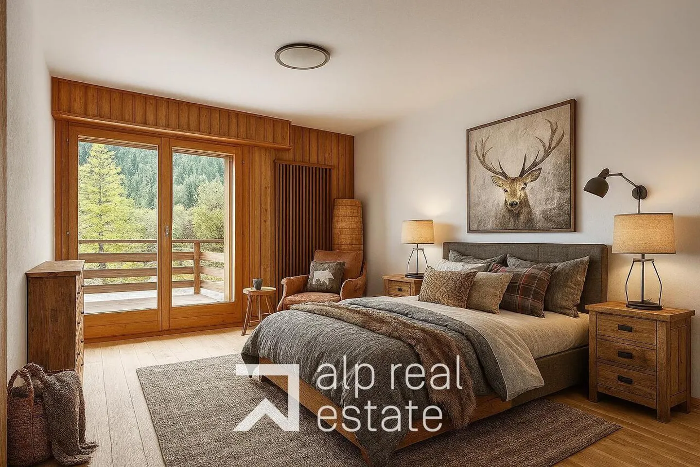 Appartement traversant de 3,5 pièces au coeur de la station - Photo 1 sur 13