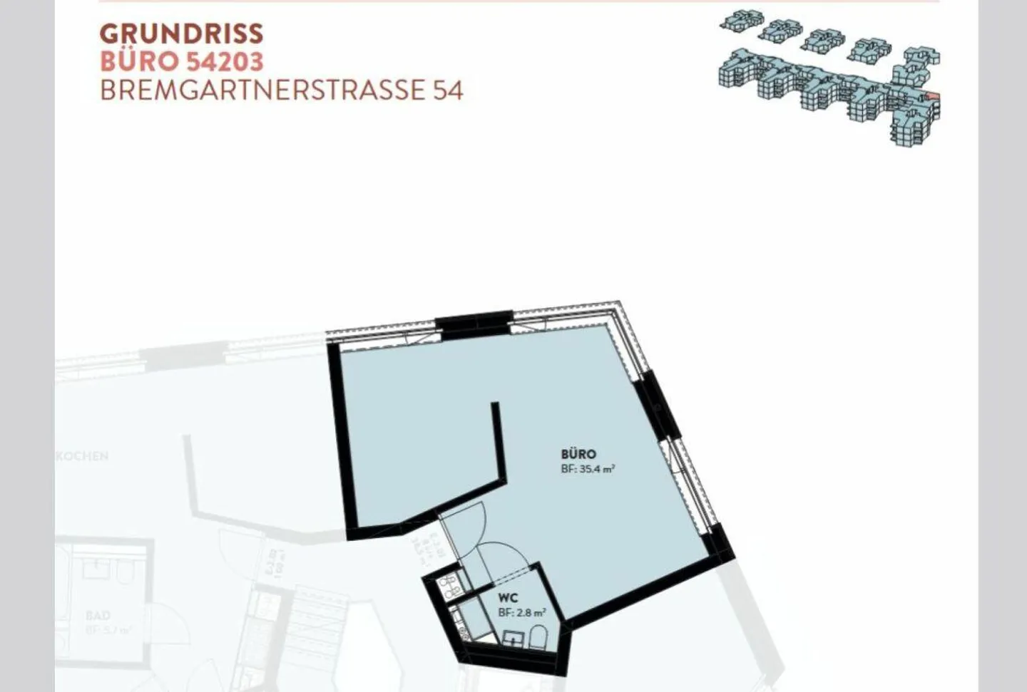 Office in the new building project "Chrüzacher" in Dietikon - Photo 3 of 3