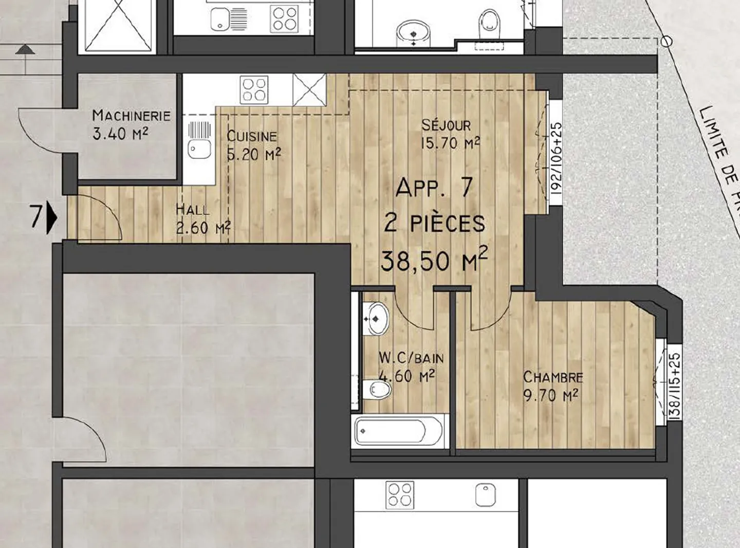 25 13 PPE Soleil - Lot R - Chesières - Foto 8 von 9