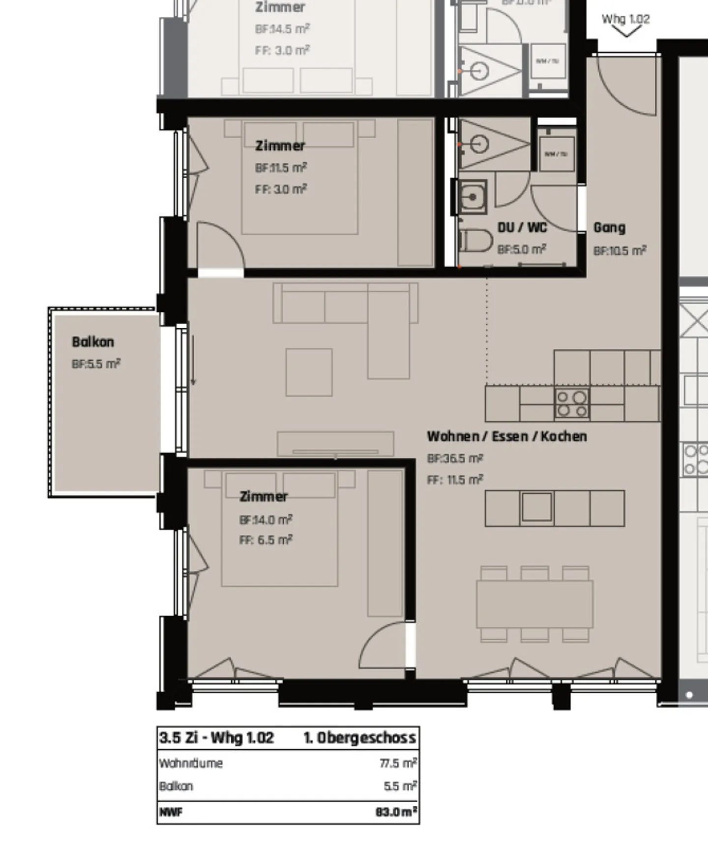 LAST UNIT: High-quality 3.5-room apartment in the new Verde project in Centro - Photo 12 of 12
