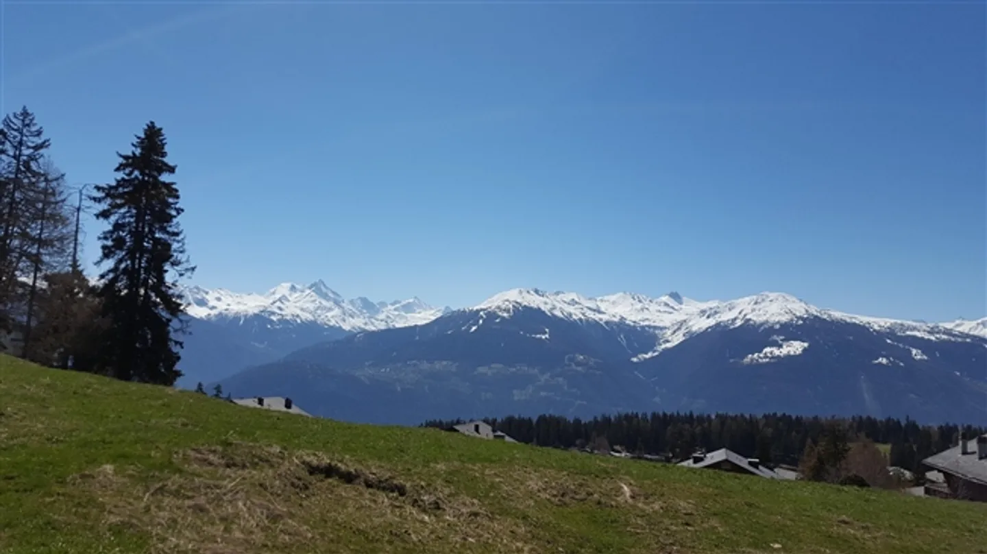 Erstklassiges Grundstück in Crans-Montana - Foto 1 von 15