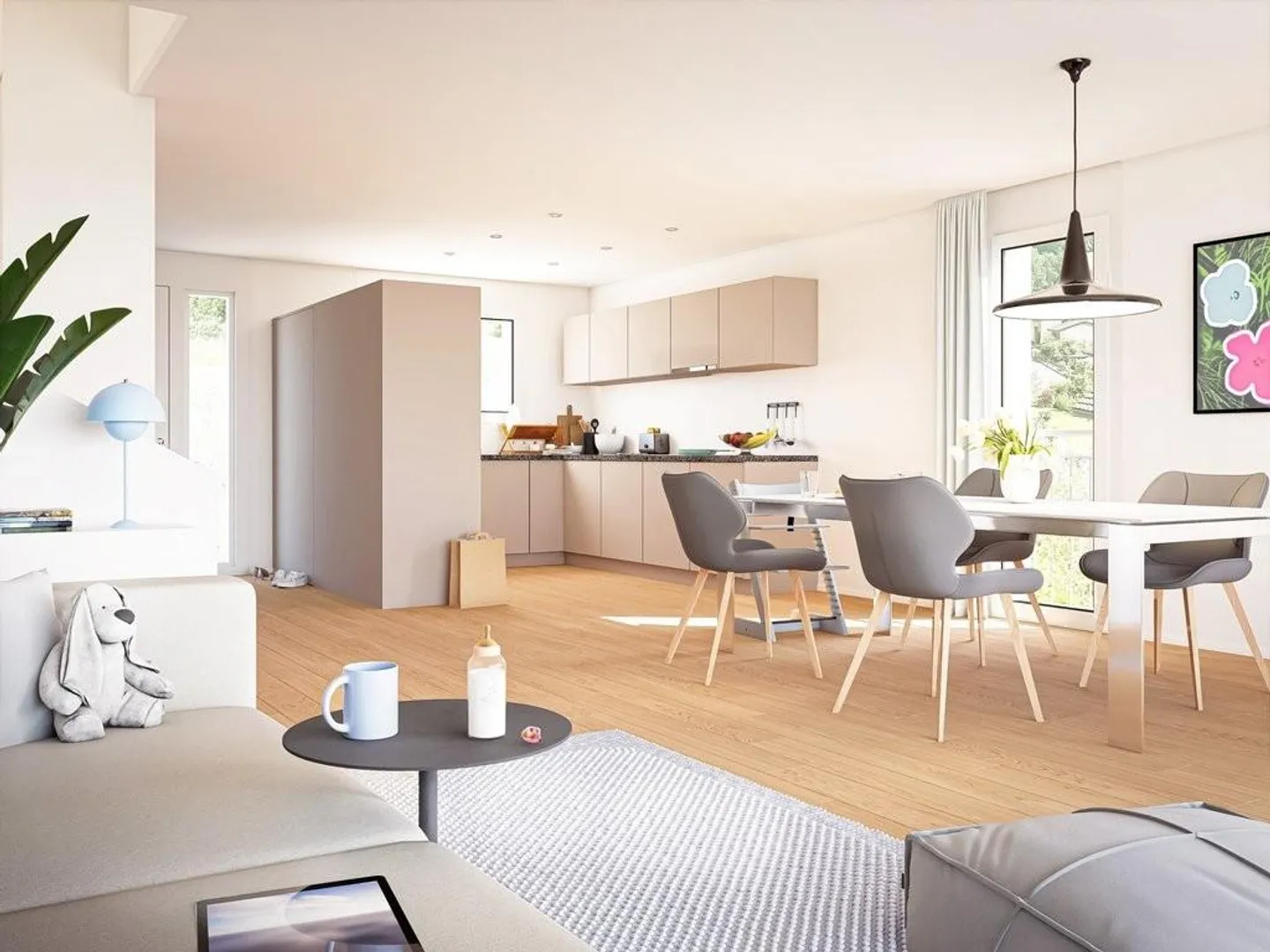 ERSTVERMIETUNG 6.5-Zi.-Reiheneinfamilienhaus mit PV-Anlage - Foto 3 von 10