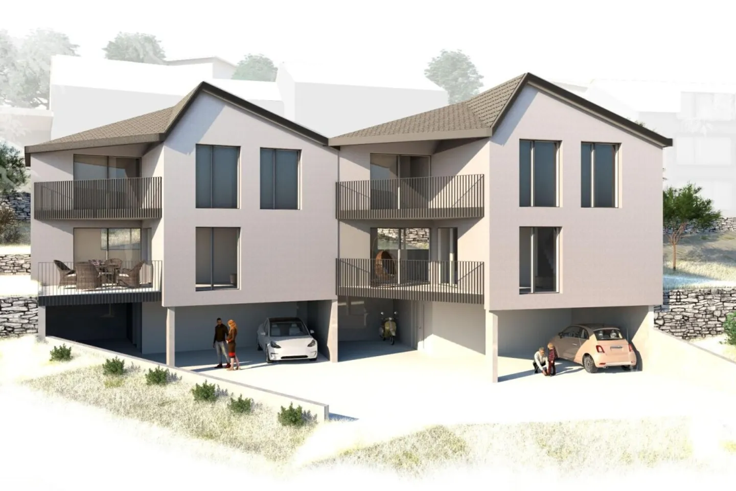 Stupenda villa con vista a 180° - Foto 2 di 6