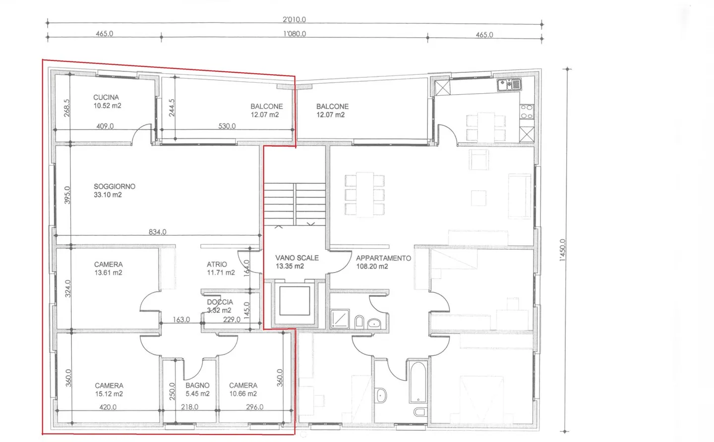Ampio appartamento di 4,5 stanze, Arbedo - Foto 5 di 5