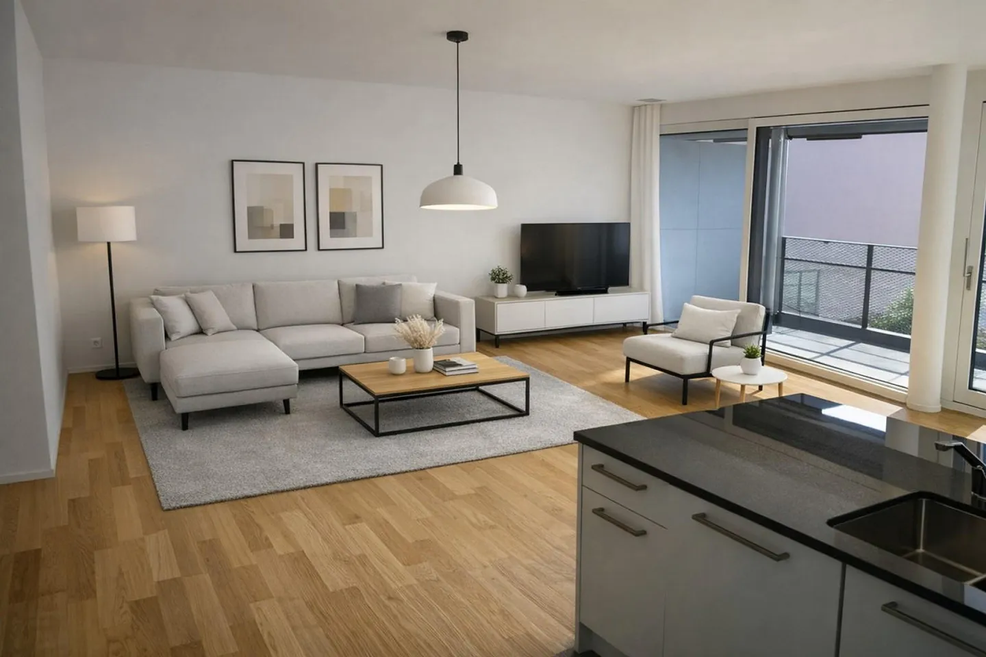 Appartement moderne, lumineux, spacieux et central de 3,5 pièces - Photo 2 sur 10