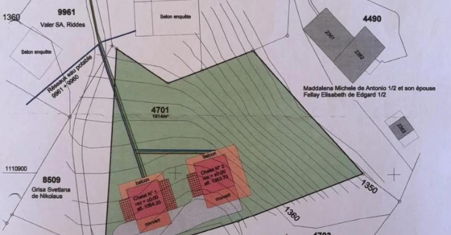 Grande parcella pronta ad accogliere il tuo futuro chalet a La Tzoumaz - Foto 6 di 6