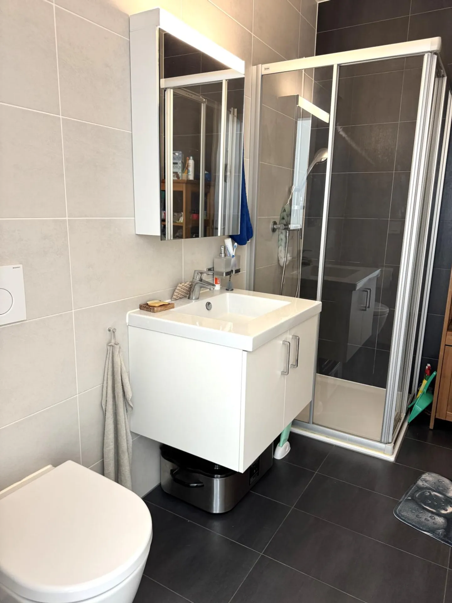 Schöne Triplex-Wohnung mit 3,5 Zimmern, Terrasse - Foto 9 von 13